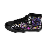 "Bright Bloom" Women's Sized High-top Sneakers