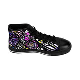 "Bright Bloom" Women's Sized High-top Sneakers