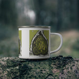 "Psst Dirty Pear "Enamel Camping Mug
