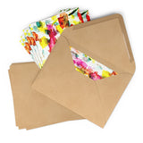 "Floral Wash" Horizontal -  Greeting Cards (7 pcs)
