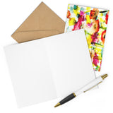 "Floral Wash" Horizontal -  Greeting Cards (7 pcs)