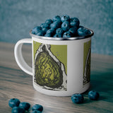 "Psst Dirty Pear "Enamel Camping Mug