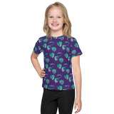 4Flowerz - Kids crew neck t-shirt -Purple