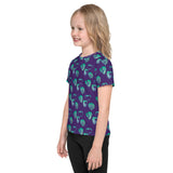 4Flowerz - Kids crew neck t-shirt -Purple