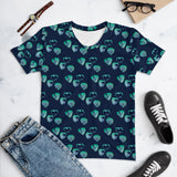 4 Flowerz - Women's T-shirt - Navy