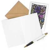 "Bright Bloom "  .: Greeting Cards (7 pcs)