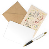 "Floral Remnants in Cream" .: Postcards (7 pcs)
