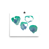 4Flowerz - Matte Poster - White