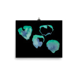 4Flowerz - Matte Poster - Black