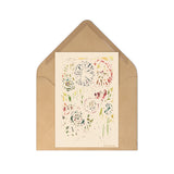 "Floral Remnants in Cream" .: Postcards (7 pcs)