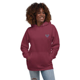 Glitter Heart - Hooded Sweatshirt - with Large Back Glitter Heart