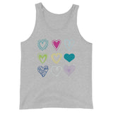 All Hearts -  Tank Top - (Heart Colour Variant)