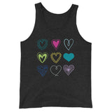 All Hearts -  Tank Top - (Heart Colour Variant)