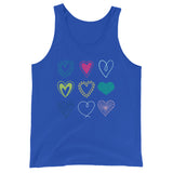 All Hearts -  Tank Top - (Heart Colour Variant)
