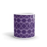 Star Kaleidoscope - Mug - Drk Purple & Light Purple