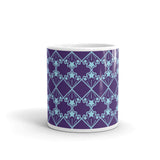 Star Kaleidoscope - Mug - Drk Purple & Aqua
