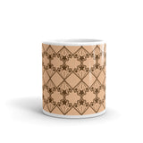 Star Kaleidoscope - Mug - Peach & Brown