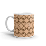 Star Kaleidoscope - Mug - Peach & Brown