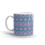 Star Kaleidoscope - Mug - Light Purple & Teal