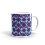 Star Kaleidoscope - Mug - Drk Purple & Aqua