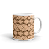 Star Kaleidoscope - Mug - Peach & Brown