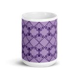 Star Kaleidoscope - Mug - Light Purple & Drk Purple