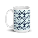 Star Kaleidoscope - Mug - Ice Blue & Navy