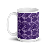Star Kaleidoscope - Mug - Drk Purple & Light Purple