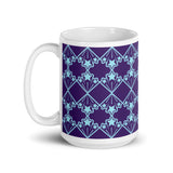 Star Kaleidoscope - Mug - Drk Purple & Aqua