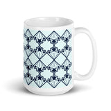 Star Kaleidoscope - Mug - Ice Blue & Navy