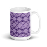 Star Kaleidoscope - Mug - Light Purple & Drk Purple