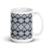 Star Kaleidoscope - Mug - Med Grey & Navy