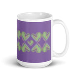Cutie Heart Reflections - Purple Mug