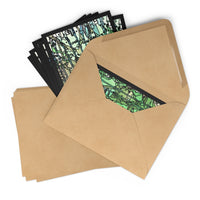 "Slanted Forest" with border .: Postcards (7 pcs)