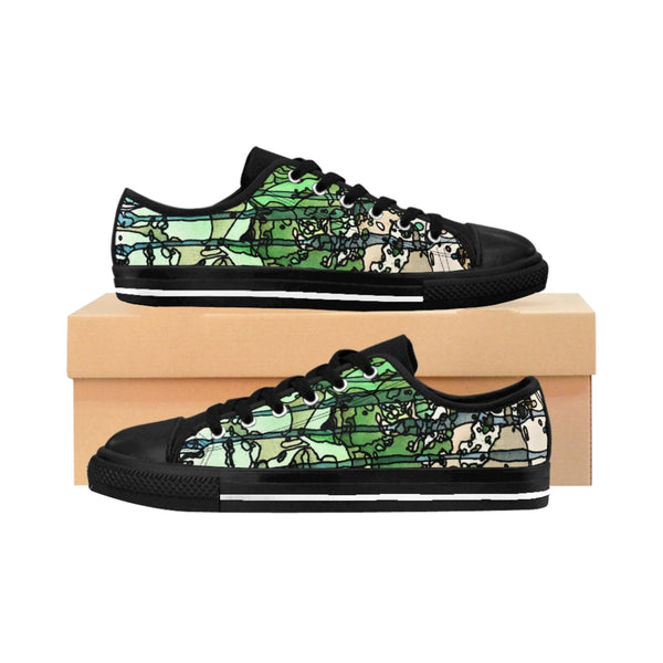 "Slanted Forest" Men's Sized Sneakers