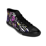 "Bright Bloom" Women's Sized High-top Sneakers