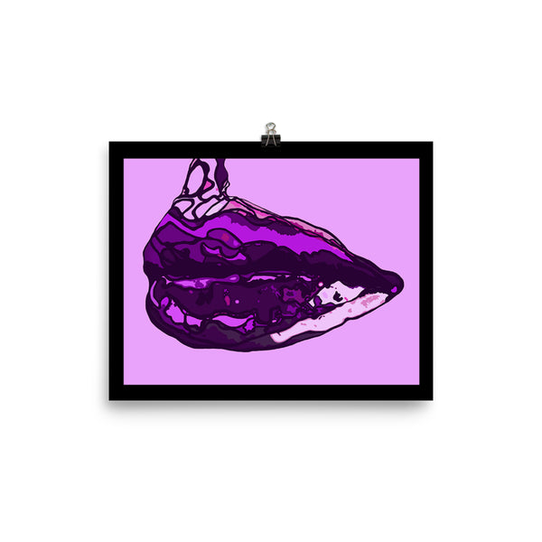 Purple Mouth- 8x10 - Poster
