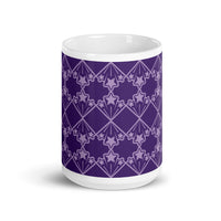 Star Kaleidoscope - Mug - Drk Purple & Light Purple