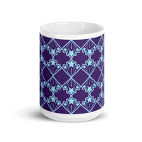 Star Kaleidoscope - Mug - Drk Purple & Aqua